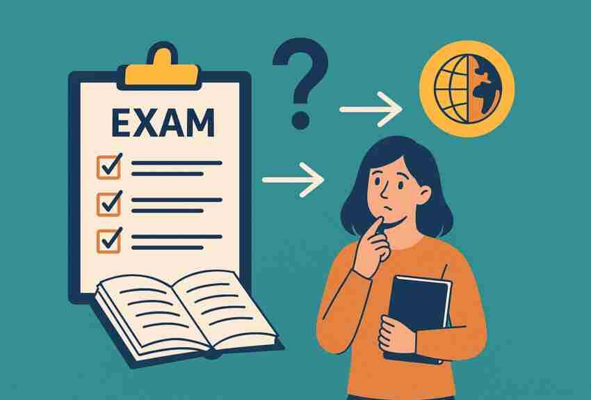 Which Exam to Give for Which Course to Study Abroad? 1 Which Exam to Give for Which Course to Study Abroad