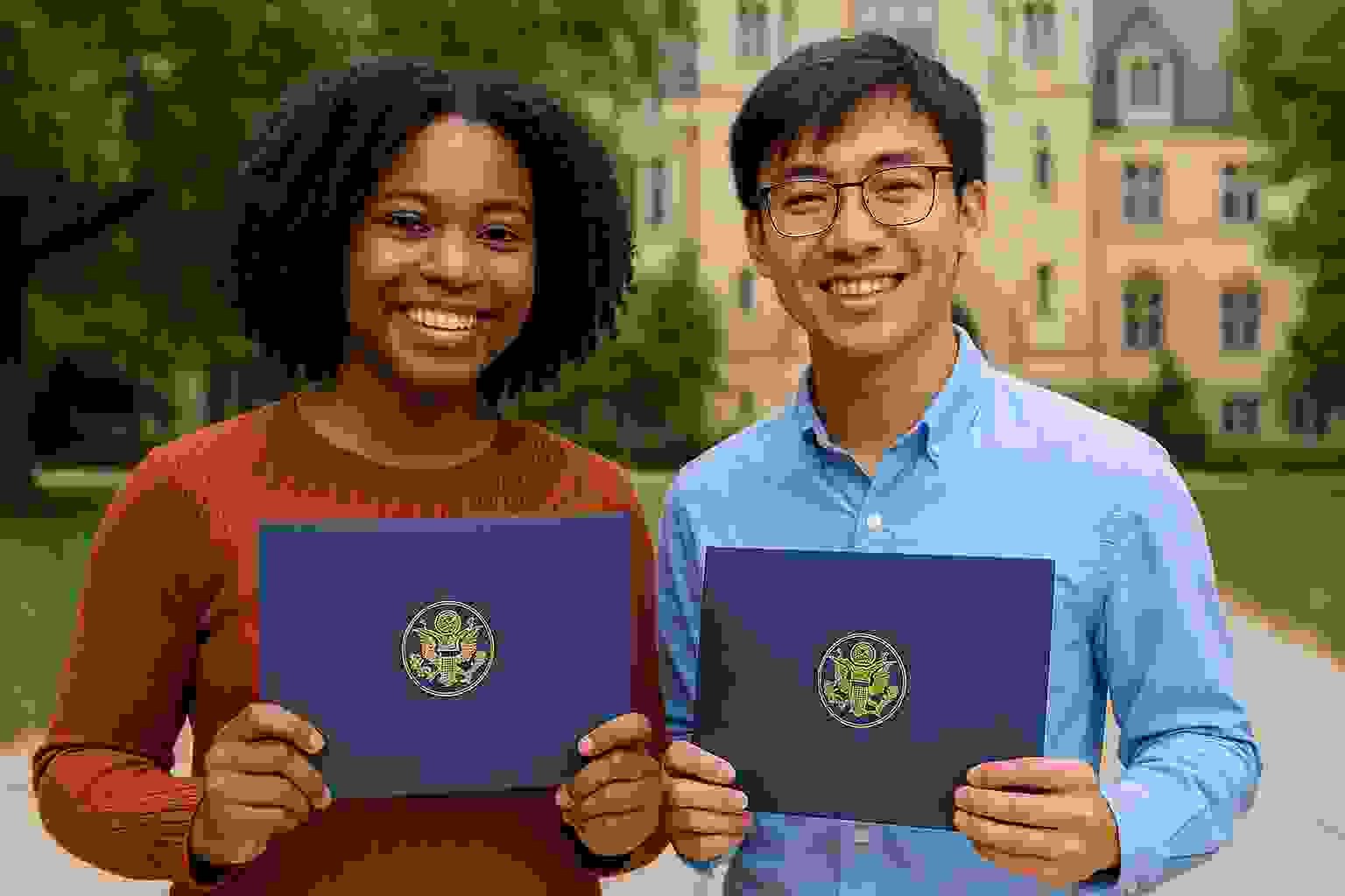 2 Students Awarded Gilman Scholarships to Study Abroad