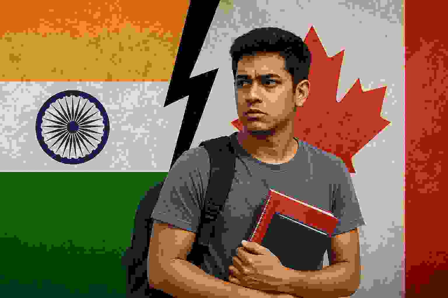 What impact could the diplomatic row between India and Canada have on the safety and security of Indian students studying in Canada