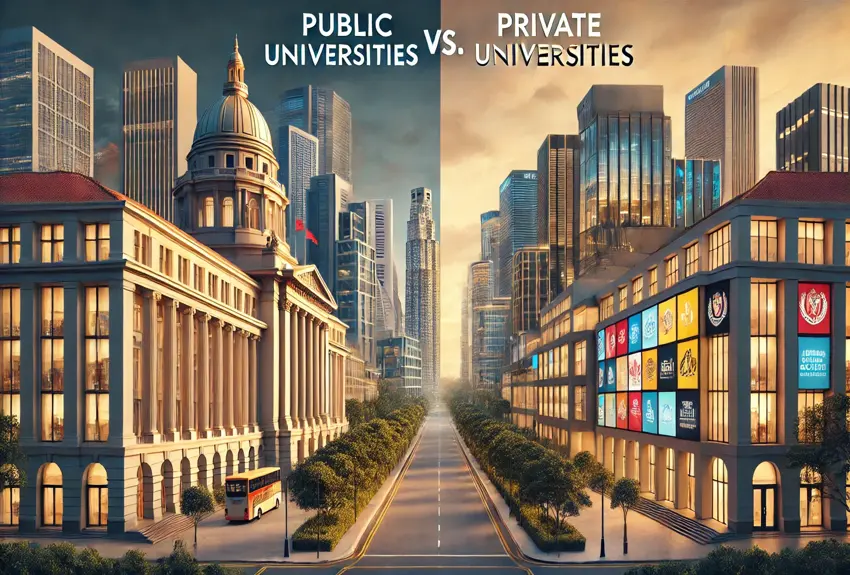 Public vs Private Universities in Singapore