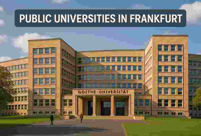 Top 4 Public Universities in Frankfurt: Why Study There 1 Public Universities in Frankfurt