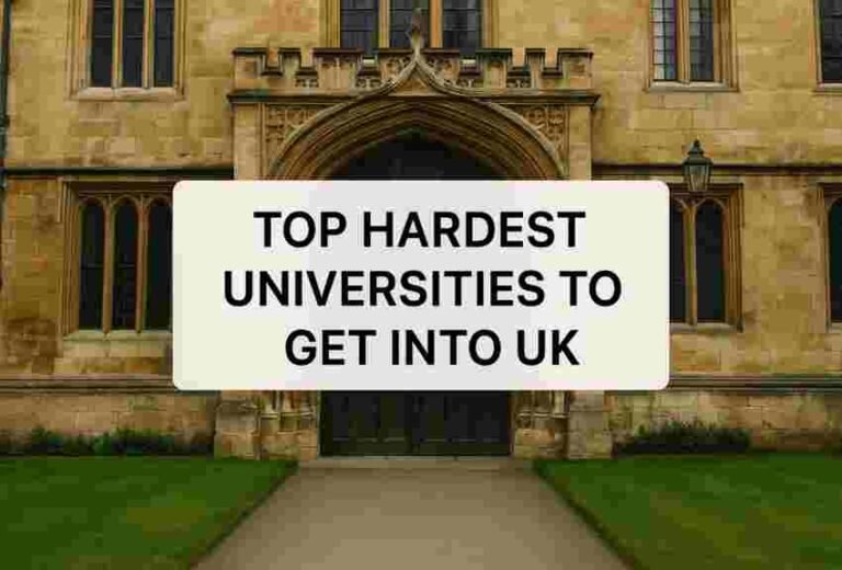 Top 10 Hardest Universities To Get Into UK 2025 | Acceptance Rates