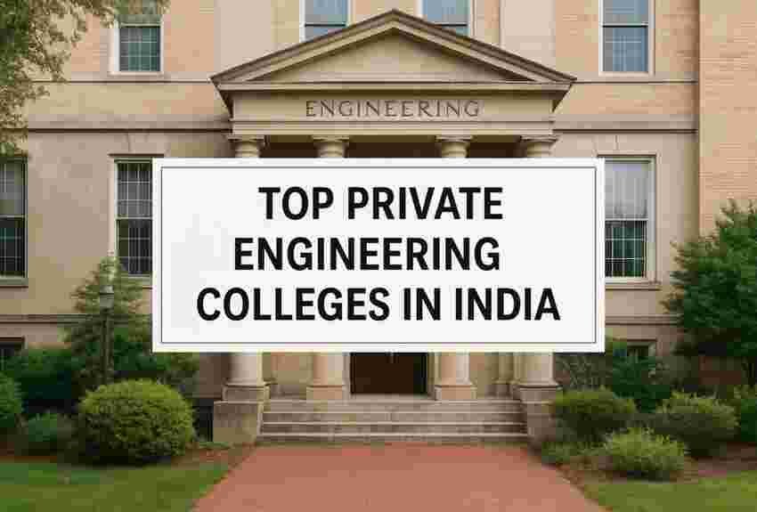 Top Private Engineering Colleges in India 2025: Ranking, Fees, Courses, Admission, Placements 1 Top Private Engineering Colleges in India