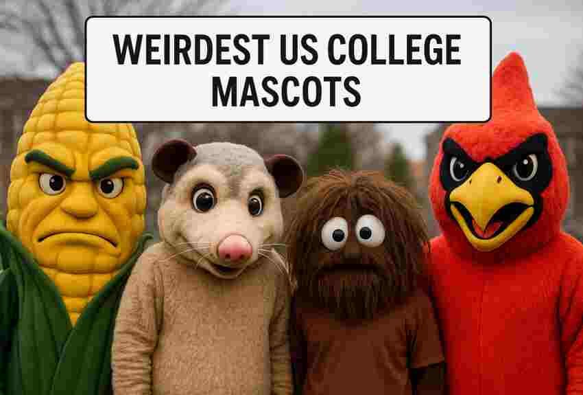 Weirdest US College Mascots 1 Weirdest US College Mascots