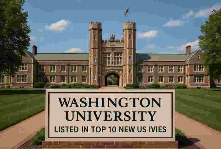 Washington University Joins ‘New Ivies’ & Opens Scholarship Path for Indian Students 1 Washington University, listed in top 10 New US Ivies