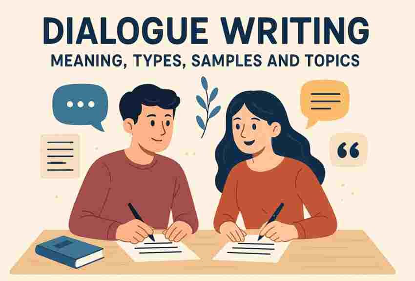Dialogue Writing: Meaning, Types, Samples and Topics 1 dialogue writing