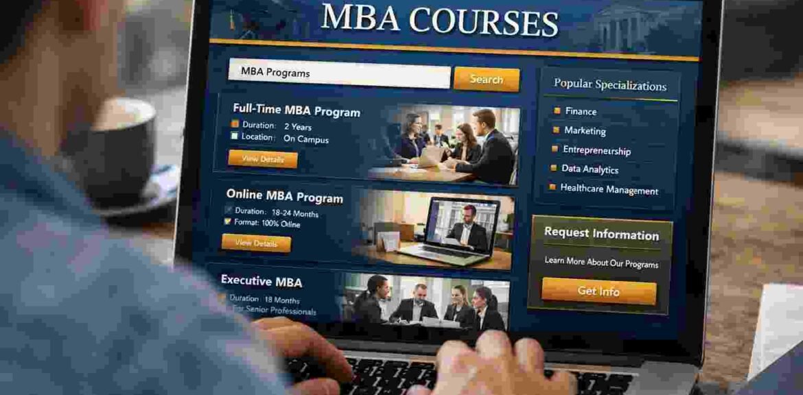 MBA courses in India