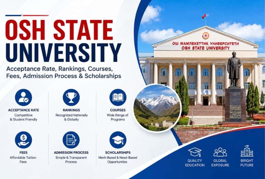 Osh State University: Acceptance Rate, Rankings, Courses, Fees, Admission Process & Scholarships 2026 1 Osh State University