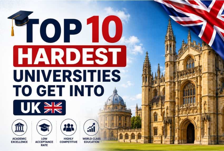 hardest universities to get into UK