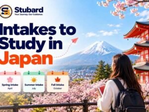 Intakes to Study in Japan