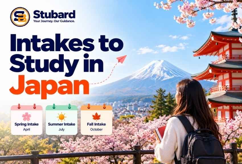 Intakes to Study in Japan